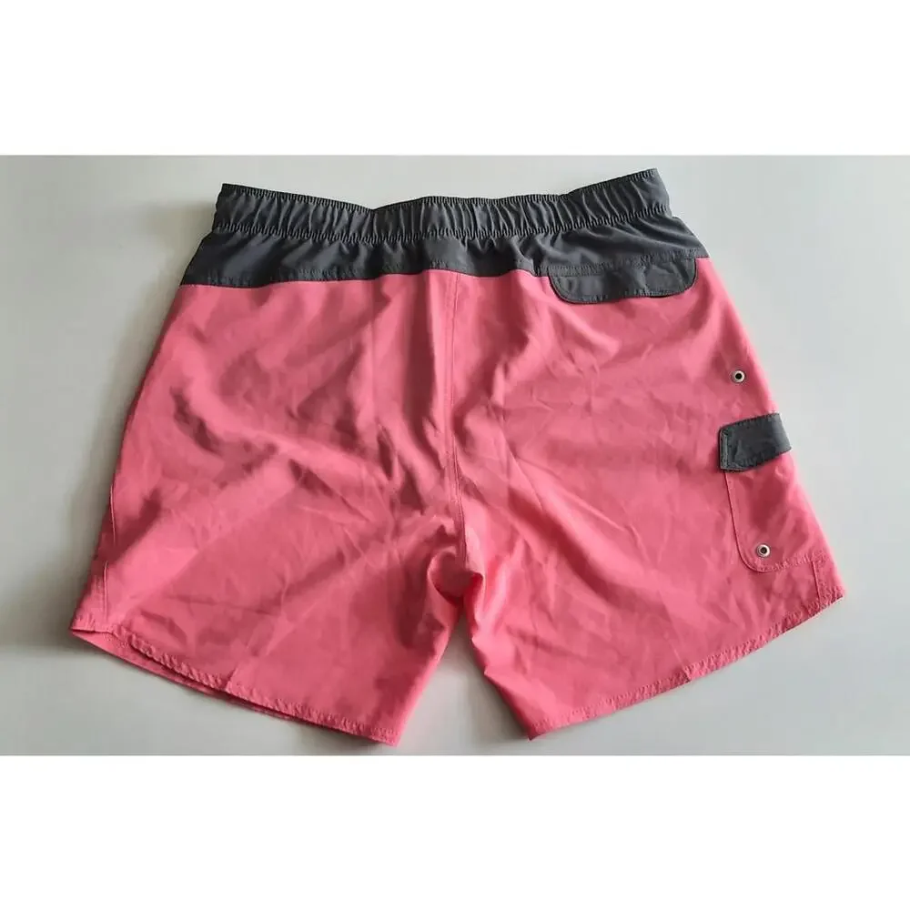 Speedo‎ Swim Trunks Men's Coral Comfort With Pocket Logo Size XL